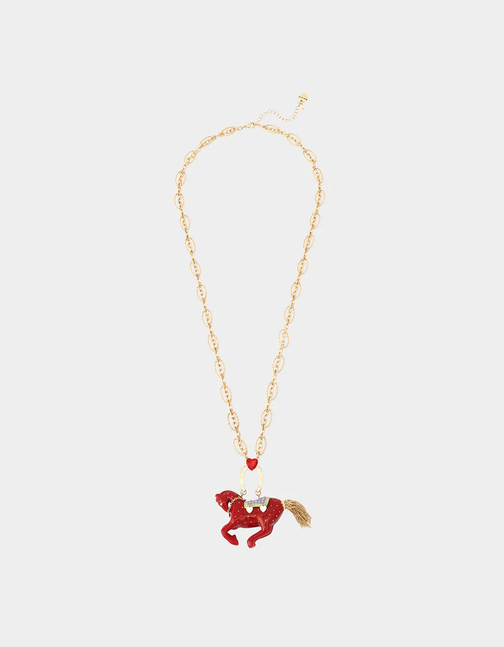 YEAR OF THE HORSE PENDANT RED