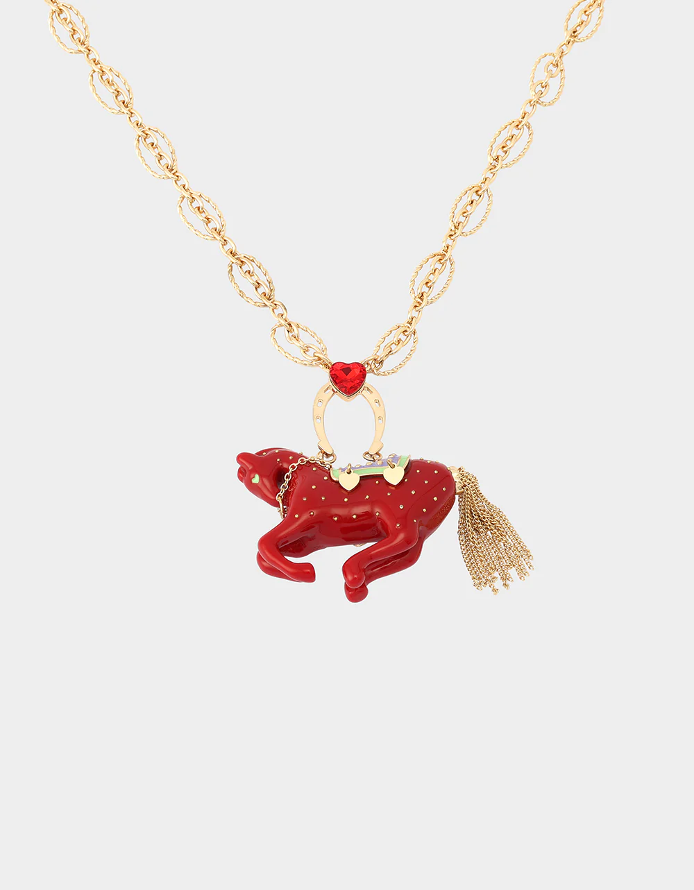 YEAR OF THE HORSE PENDANT RED - Image 2
