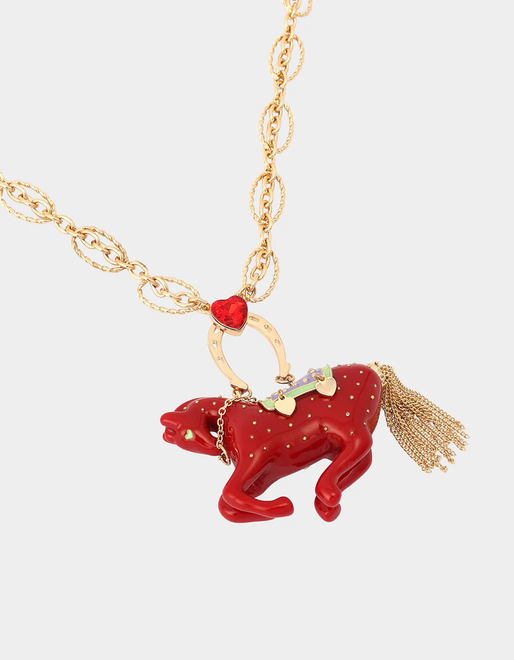 YEAR OF THE HORSE PENDANT RED - Image 3