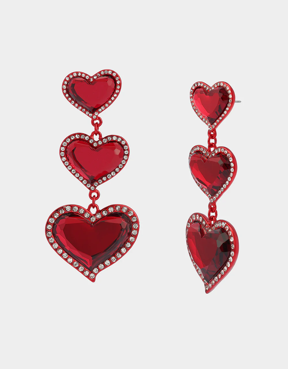 LOVE SPELL DROP EARRINGS RED
