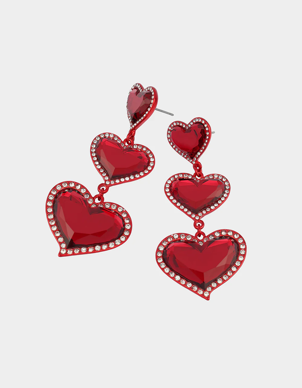 LOVE SPELL DROP EARRINGS RED - Image 3