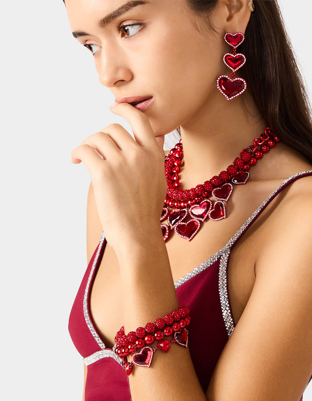 LOVE SPELL MULTI BRACELET RED - Image 2
