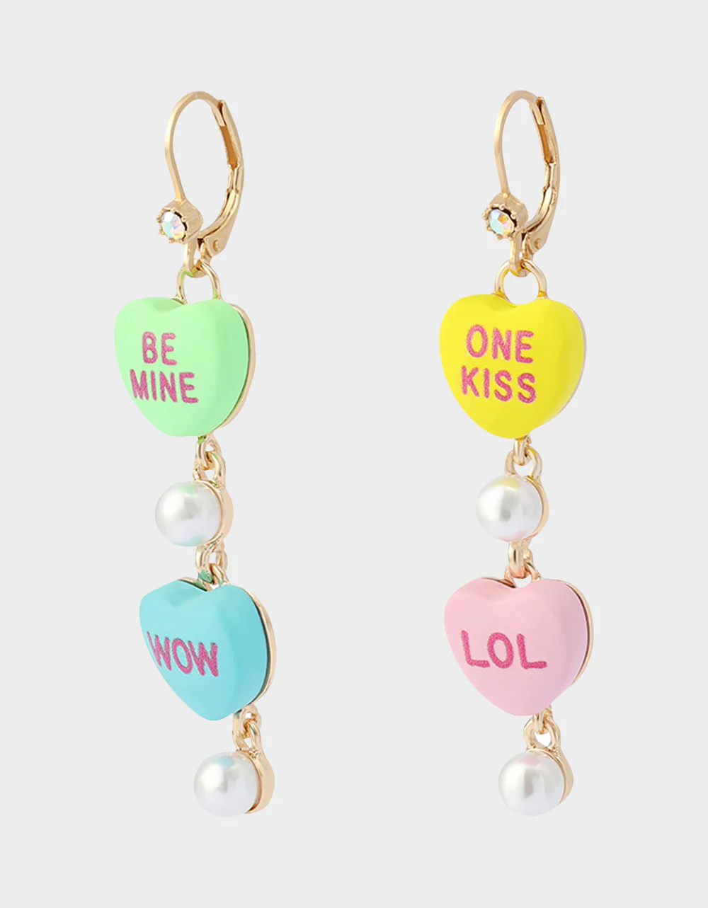 SWEETHEART LINEAR EARRINGS MULTI - Image 2