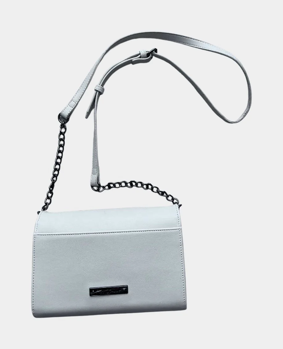 Betsey Johnson Xosybil Crossbody Skull Stud Bag Chalk | RE:LUV
