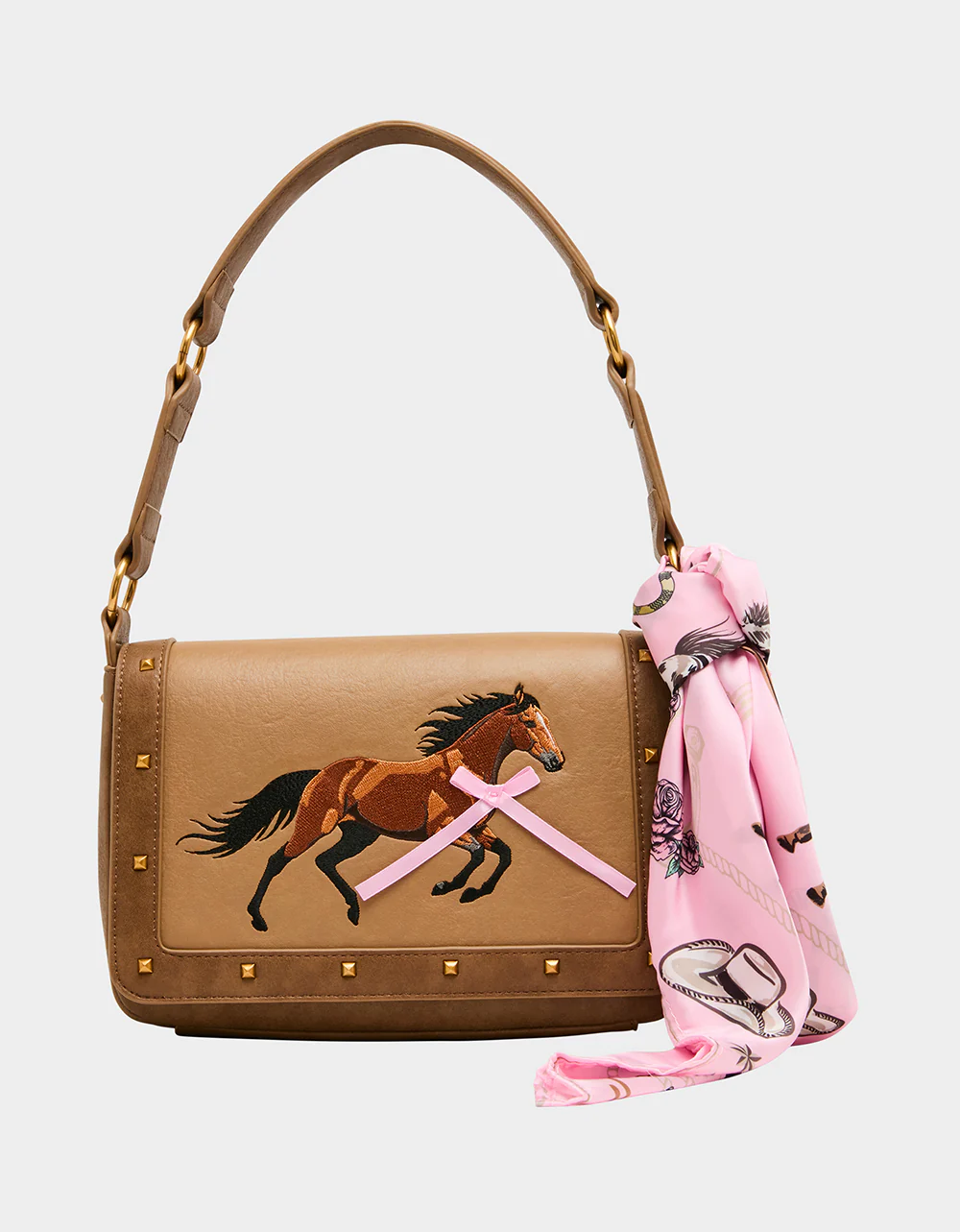 THE MANE EVENT SHOULDER BAG BROWN
