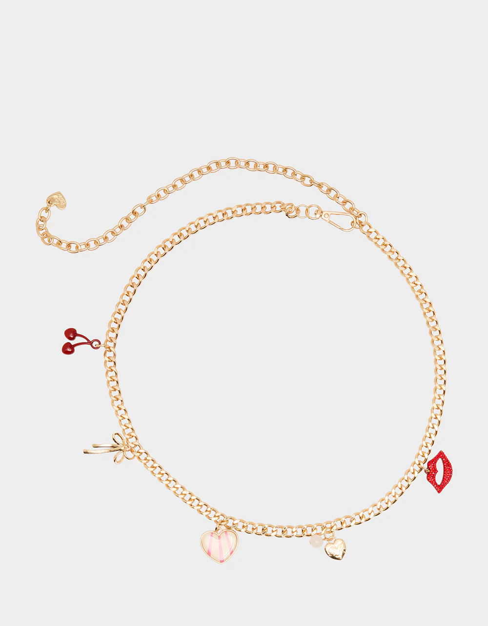 MULTI CHARM CHAIN BELT GOLD