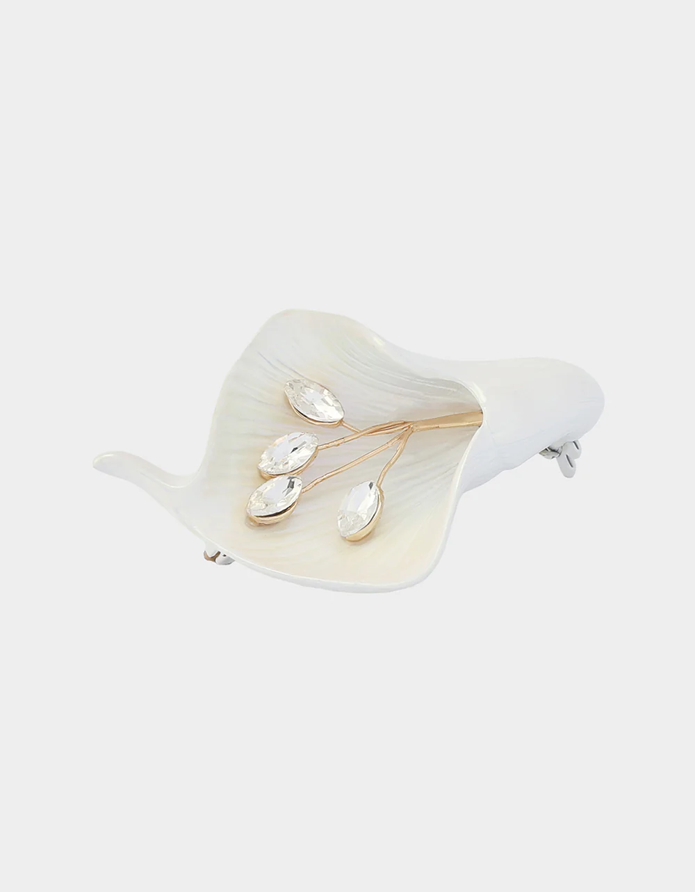 CALLA LILY BROOCH WHITE - Image 2