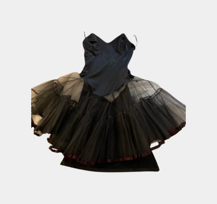Black Ballerina Style Dress | RE:LUV