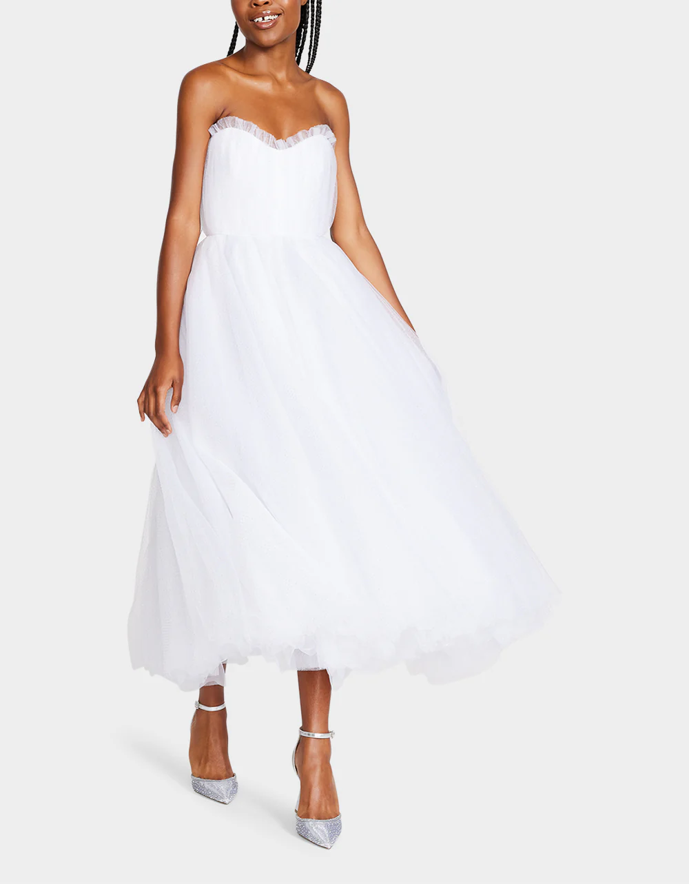 BRIDE VIBES TULLE DRESS WHITE | RE:LUV - Image 12