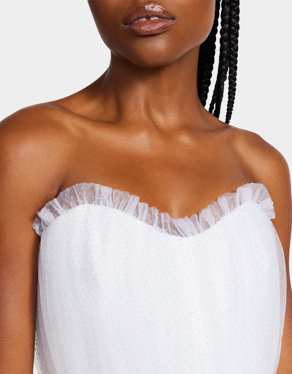 BRIDE VIBES TULLE DRESS WHITE | RE:LUV - Image 3