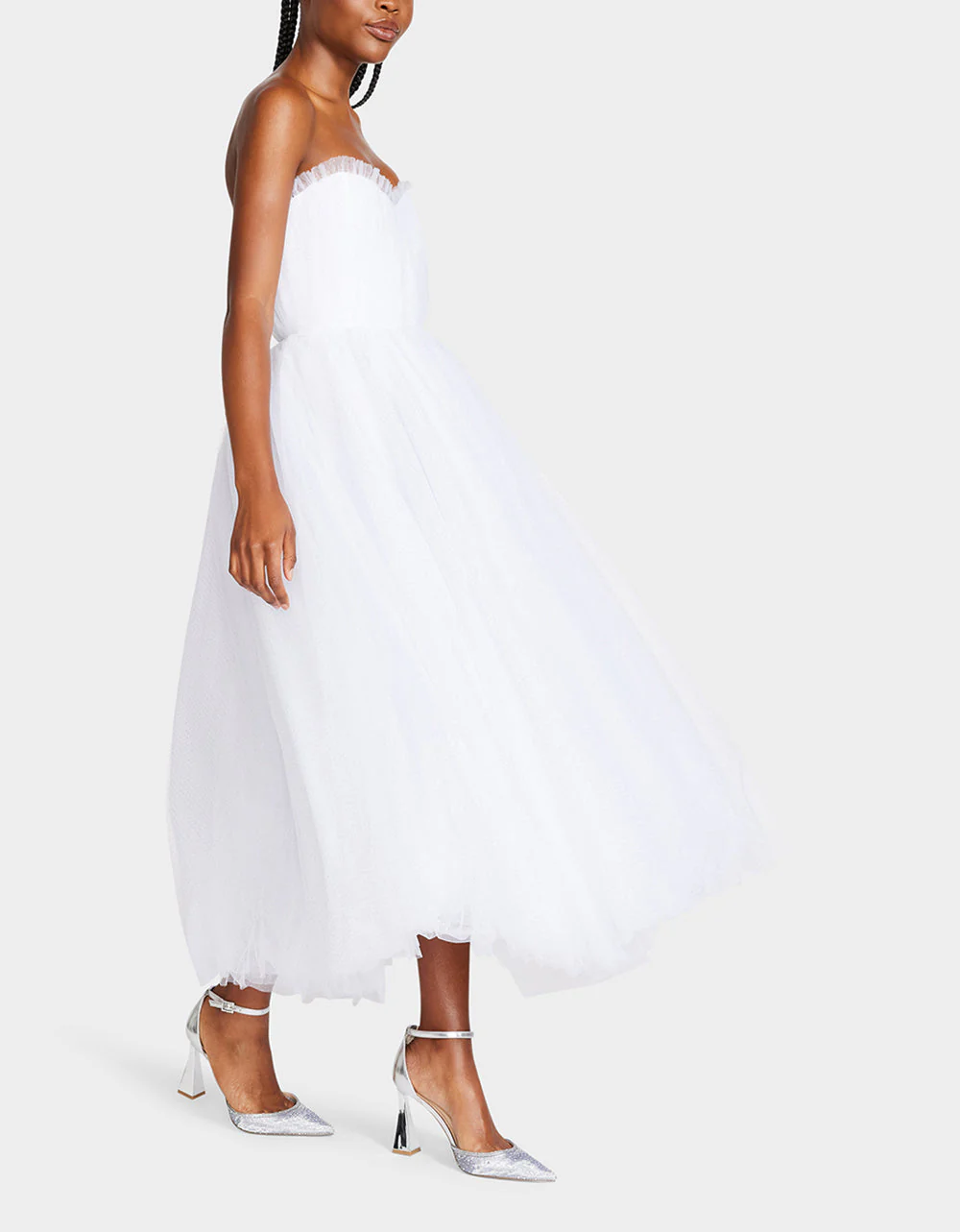 BRIDE VIBES TULLE DRESS WHITE | RE:LUV - Image 6