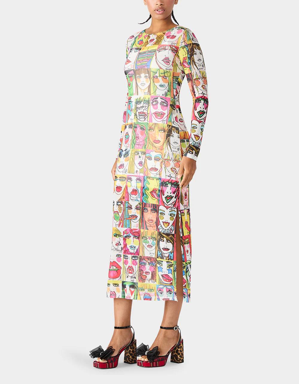 BETSEY'S ART DRESS MULTI - Image 6