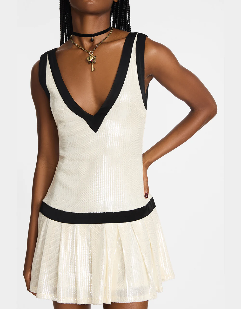 MATCH POINT DRESS WHITE - Image 3