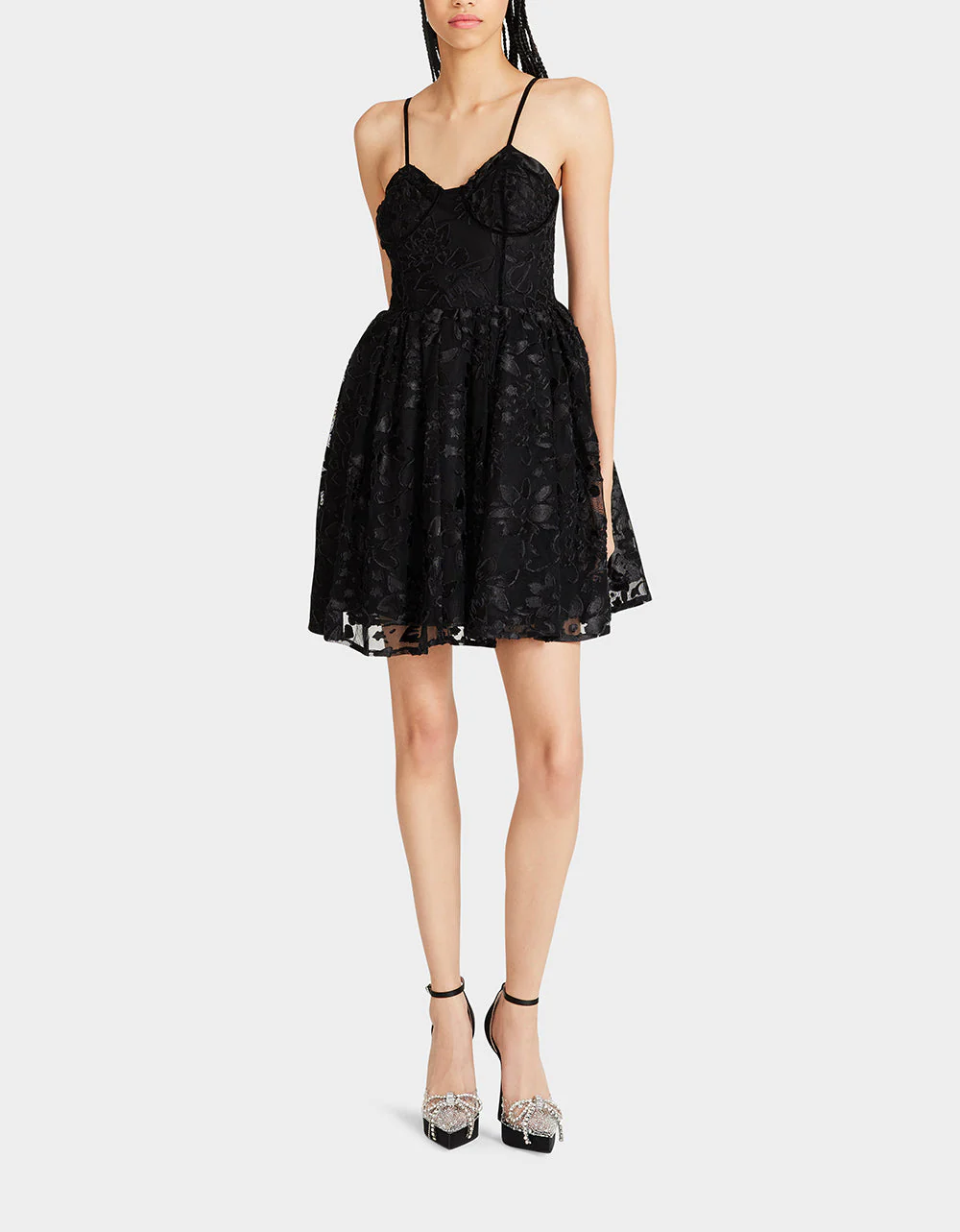 LUCIA MINI DRESS BLACK | RE:LUV