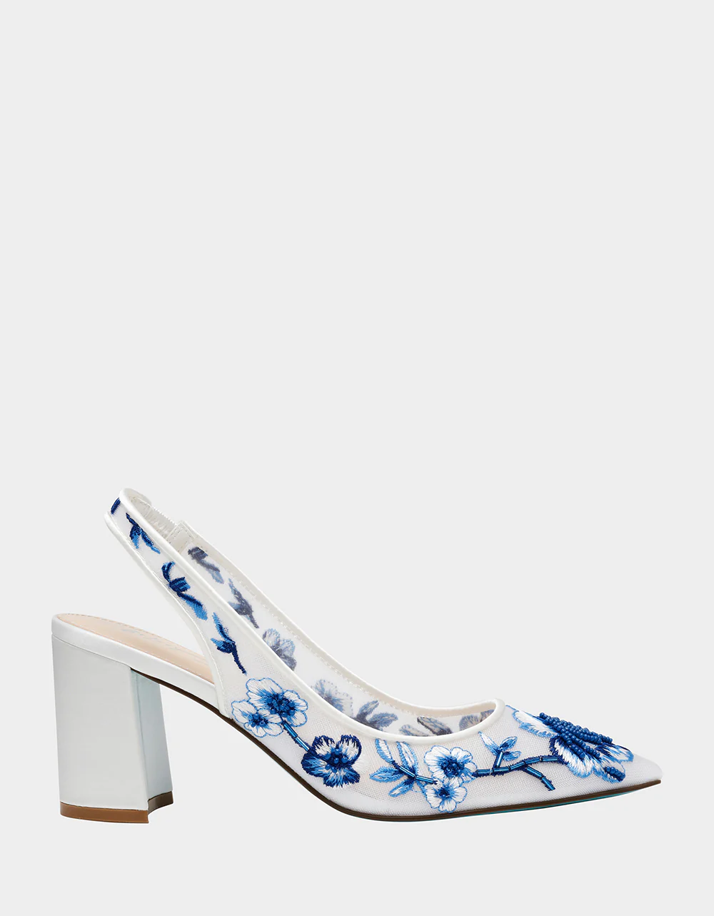 PAGE WHITE/BLUE FLORAL