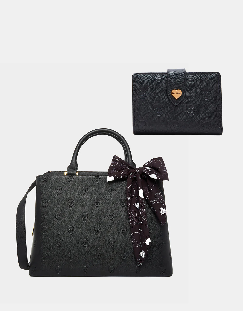 SKULLICIOUS SATCHEL/WALLET BUNDLE