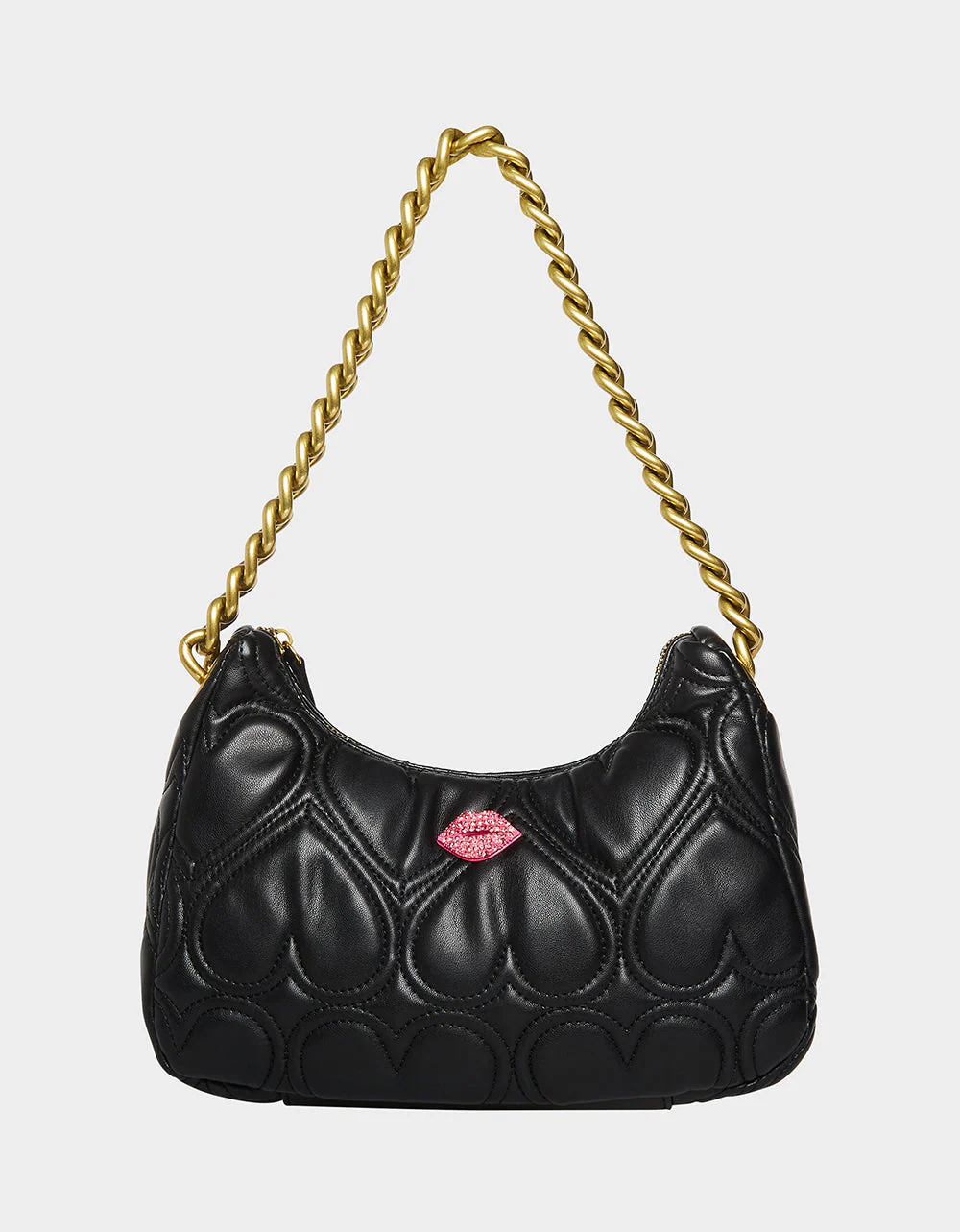 SMOOCHES SHOULDER BAG BLACK | RE:LUV