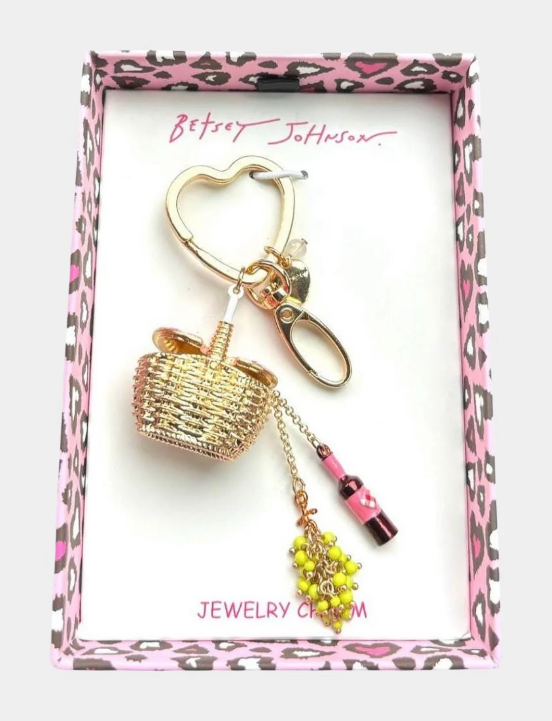 Summer Picnic Bag Charm Keychain | RE:LUV