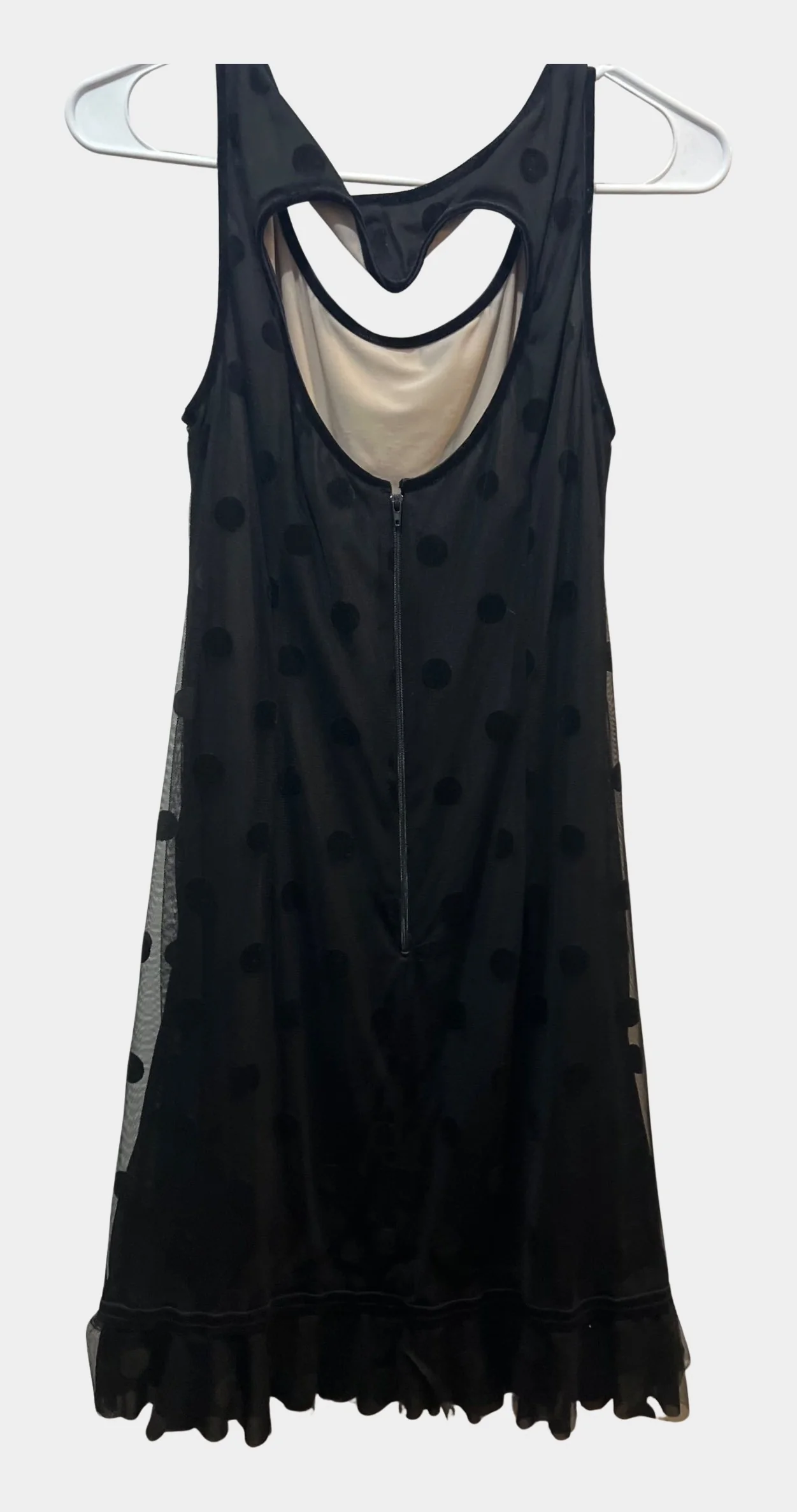 VTG sleeveless open heart back dress | RE:LUV